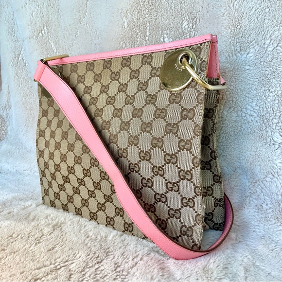 Gucci GG Monogram Eclipse Crossbody Messenger Bag - Picture 6 of 17
